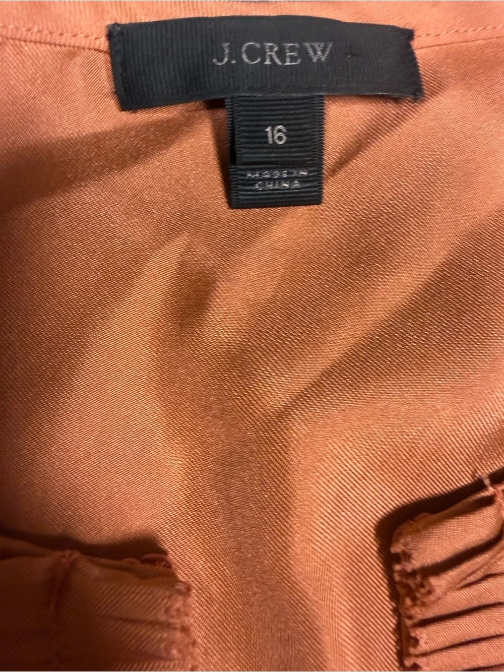 J. Crew 100% Silk Top
